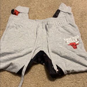 Grey Chicago bulls sweatpants